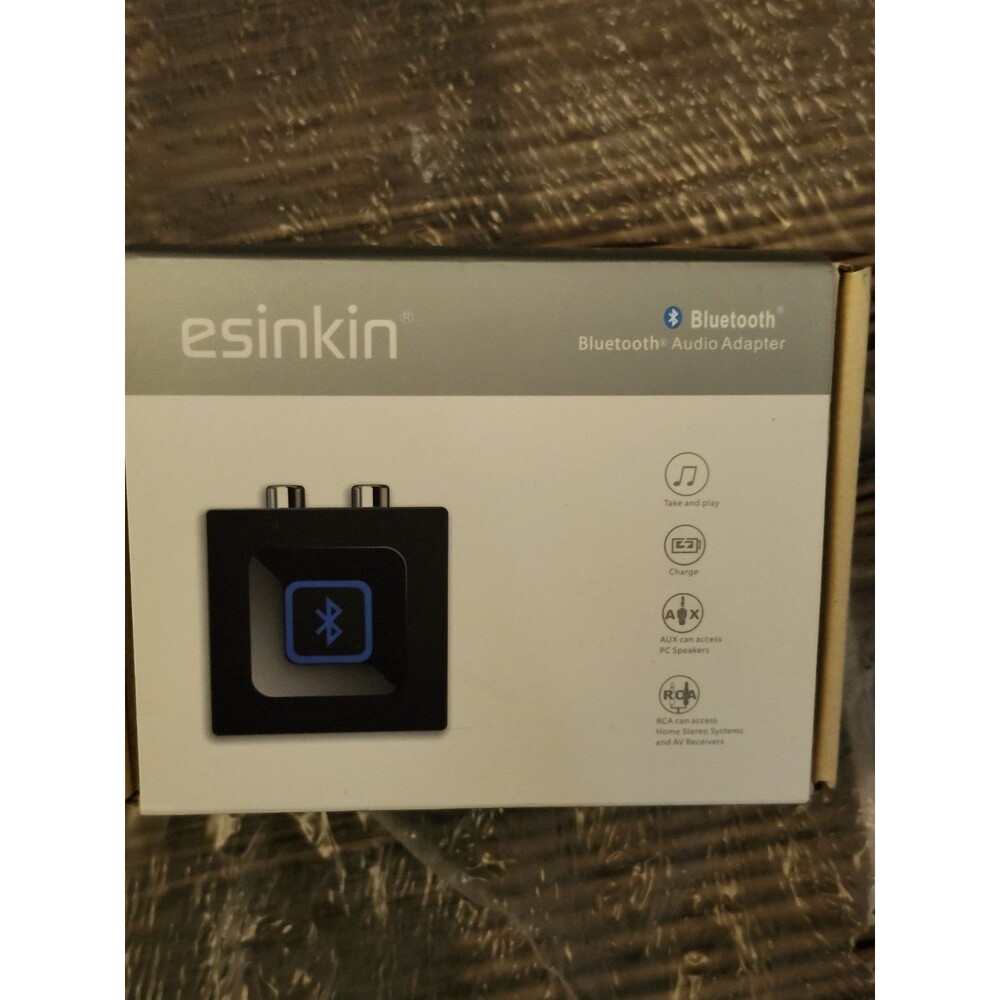 NEW Esinkin Bluetooth Audio Adapter for Music Streaming Sound System LOT of 5